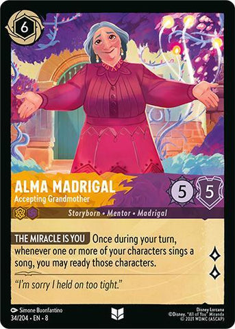 Alma Madrigal - Accepting Grandmother - Cold Foil (Reign of Jafar)(8-034/204)(U)