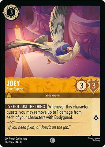 Joey - Blue Pigeon - Cold Foil (Reign of Jafar)(8-036/204)(C)