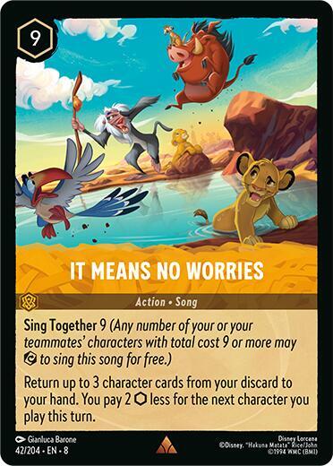 It Means No Worries - Cold Foil (Reign of Jafar)(8-042/204)(R)