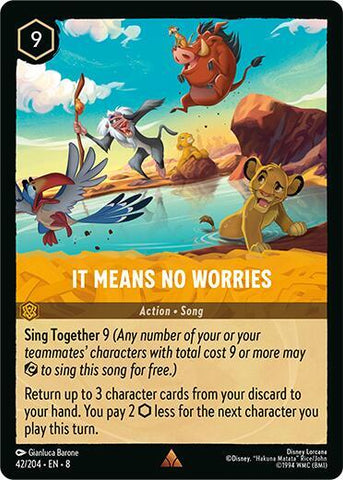 It Means No Worries (Reign of Jafar)(8-042/204)(R)