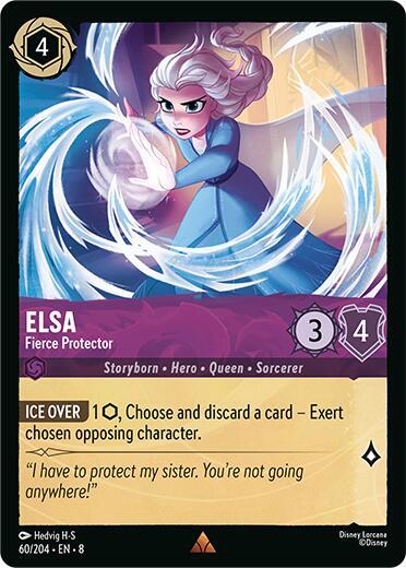 Elsa - Fierce Protector - Cold Foil (Reign of Jafar)(8-060/204)(R)