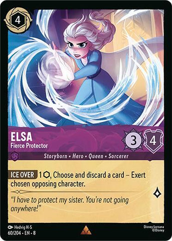Elsa - Fierce Protector - Cold Foil (Reign of Jafar)(8-060/204)(R)
