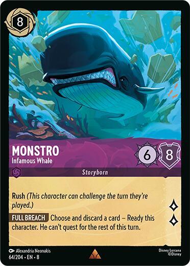 Monstro - Infamous Whale (Reign of Jafar)(8-064/204)(R)