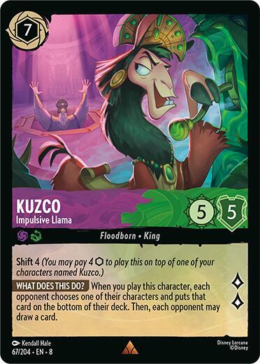 Kuzco - Impulsive Llama (Reign of Jafar)(8-067/204)(R)