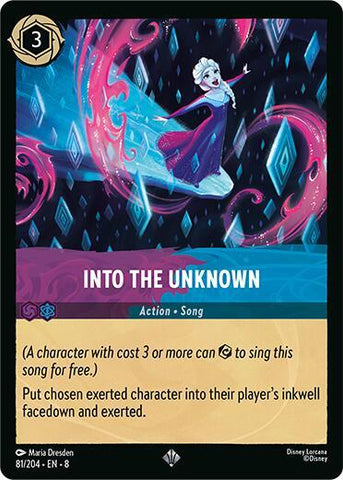 Into the Unknown - Cold Foil (Reign of Jafar)(8-081/204)(SR)