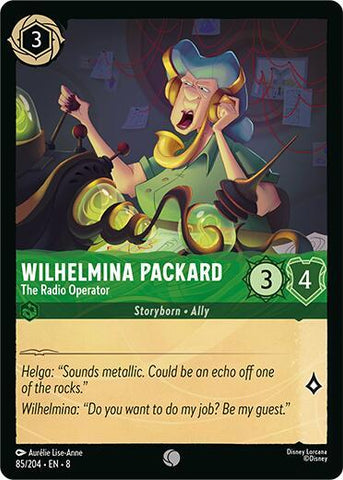 Wilhelmina Packard - The Radio Operator (Reign of Jafar)(8-085/204)(C)