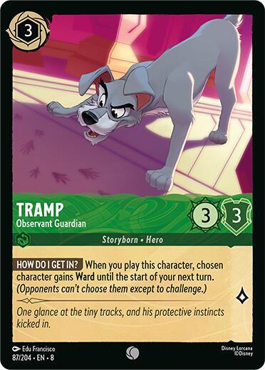 Tramp - Observant Guardian (Reign of Jafar)(8-087/204)(C)