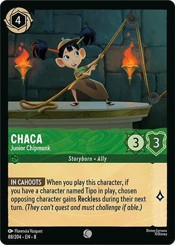 Chaca - Junior Chipmunk - Cold Foil (Reign of Jafar)(8-088/204)(C)