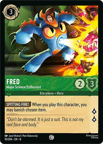 Fred - Major Science Enthusiast (Reign of Jafar)(8-092/204)(C)
