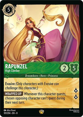 Rapunzel - High Climber - Cold Foil (Reign of Jafar)(8-101/204)(L)