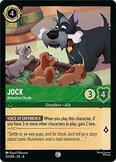 Jock - Attentive Uncle - Cold Foil (Reign of Jafar)(8-112/204)(C)