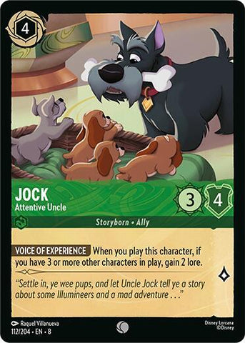Jock - Attentive Uncle - Cold Foil (Reign of Jafar)(8-112/204)(C)