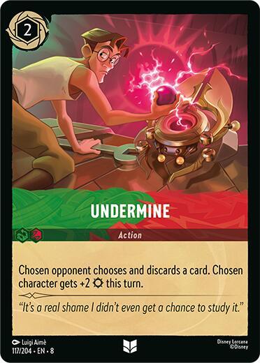 Undermine - Cold Foil (Reign of Jafar)(8-117/204)(U)