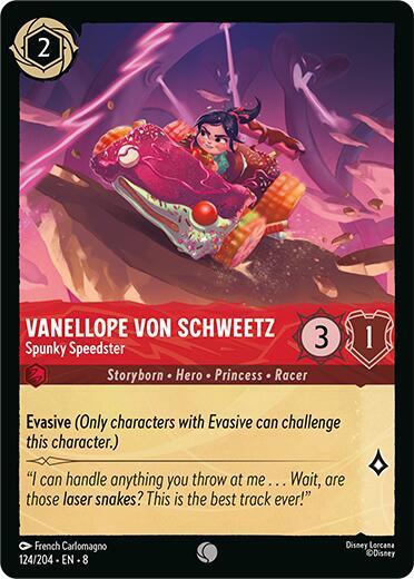 Vanellope Von Schweetz - Spunky Speedster - Cold Foil (Reign of Jafar)(8-124/204)(C)