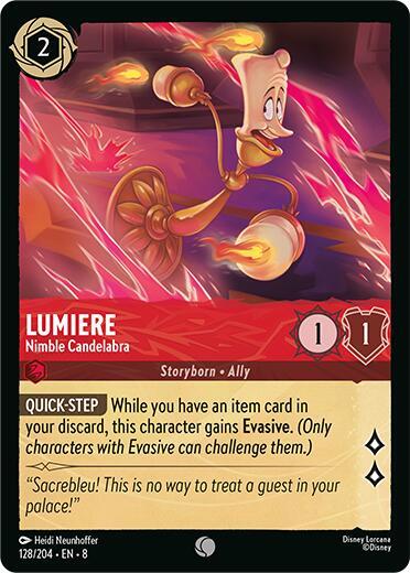 Lumiere - Nimble Candelabra - Cold Foil (Reign of Jafar)(8-128/204)(C)
