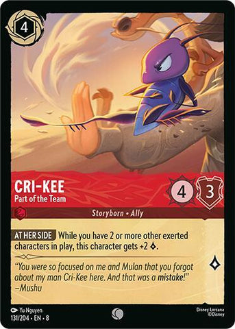Cri-Kee - Part of the Team (Reign of Jafar)(8-131/204)(C)