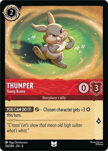Thumper - Young Bunny - Cold Foil (Reign of Jafar)(8-134/204)(U)