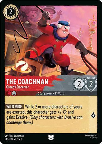The Coachman - Greedy Deceiver - Cold Foil (Reign of Jafar)(8-140/204)(U)