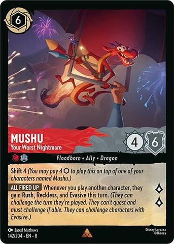 Mushu - Your Worst Nightmare (Reign of Jafar)(8-142/204)(R)