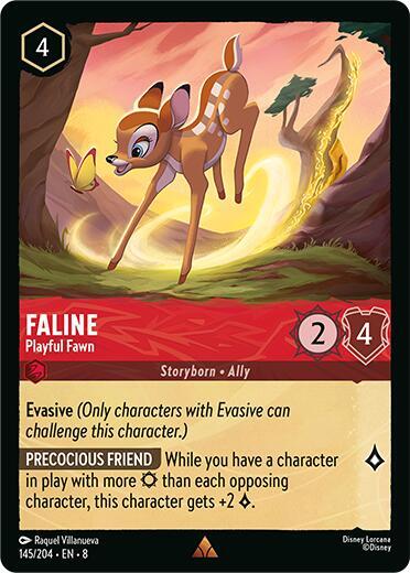 Faline - Playful Fawn - Cold Foil (Reign of Jafar)(8-145/204)(R)