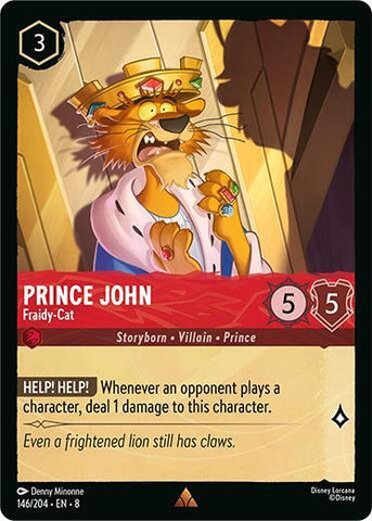 Prince John - Fraidy-Cat (Reign of Jafar)(8-146/204)(R)