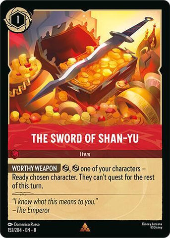 The Sword of Shan Yu - Cold Foil (Reign of Jafar)(8-152/204)(R)