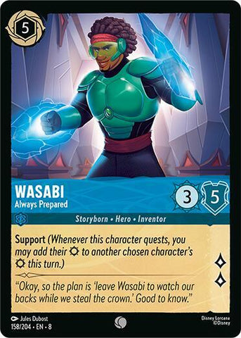 Wasabi - Always Prepared - Cold Foil (Reign of Jafar)(8-158/204)(C)