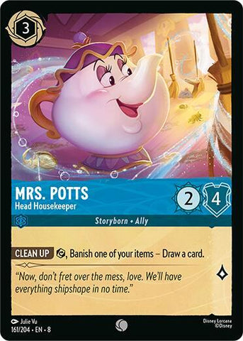 Mrs. Potts - Head Housekeeper (Reign of Jafar)(8-161/204)(C)