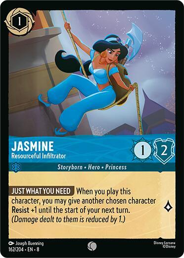 Jasmine - Resourceful Infiltrator (Reign of Jafar)(8-162/204)(C)