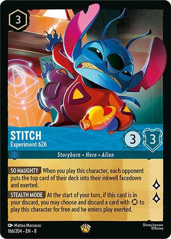 Stitch - Experiment 626 (Reign of Jafar)(8-166/204)(L)