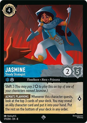 Jasmine - Steady Strategist (Reign of Jafar)(8-171/204)(SR)