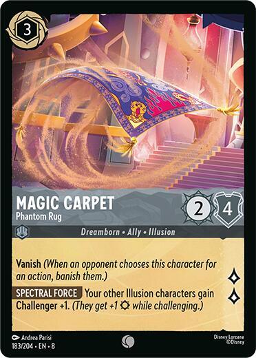 Magic Carpet - Phantom Rug - Cold Foil (Reign of Jafar)(8-183/204)(C)