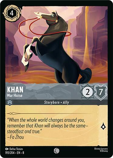 Khan - War Horse - Cold Foil (Reign of Jafar)(8-193/204)(C)