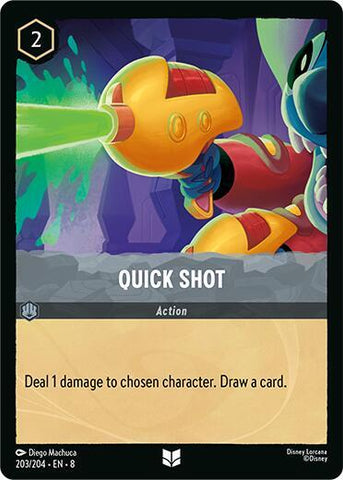 Quick Shot - Cold Foil (Reign of Jafar)(8-203/204)(U)