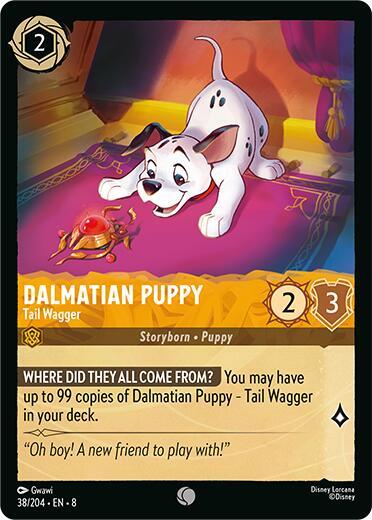 Dalmatian Puppy - Tail Wagger (Reign of Jafar)(8-038/204)(C)