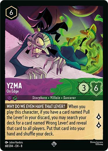 Yzma - On Edge (Reign of Jafar)(8-068/204)(SR)