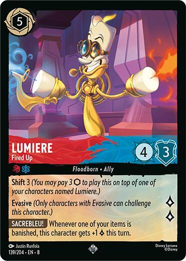 Lumiere - Fired Up (Reign of Jafar)(8-139/204)(SR)