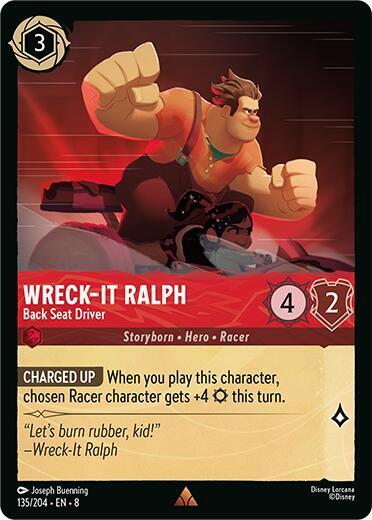 Wreck-It Ralph - Back Seat Driver (Reign of Jafar)(8-135/204)(R)