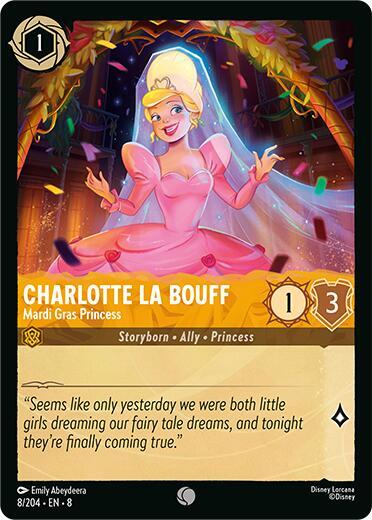 Charlotte La Bouff - Mardi Gras Princess - Cold Foil (Reign of Jafar)(8-008/204)(C)