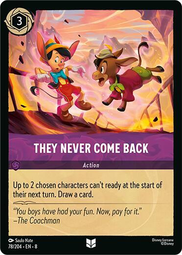 They Never Come Back - Cold Foil (Reign of Jafar)(8-078/204)(U)