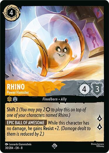 Rhino - Power Hamster (Reign of Jafar)(8-030/204)(SR)