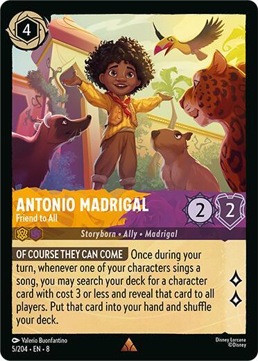 Antonio Madrigal - Friend to All (Reign of Jafar)(8-005/204)(R)