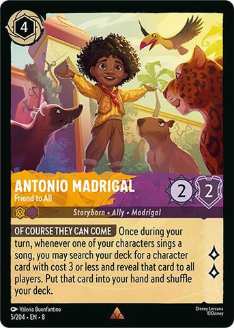 Antonio Madrigal - Friend to All - Cold Foil (Reign of Jafar)(8-005/204)(R)