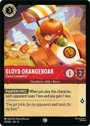 Gloyd Orangeboar - Fierce Competitor - Cold Foil (Reign of Jafar)(8-121/204)(C)