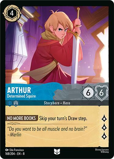 Arthur - Determined Squire (Reign of Jafar)(8-168/204)(U)