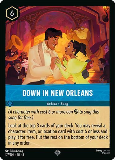 Down in New Orleans - Cold Foil (Reign of Jafar)(8-177/204)(SR)
