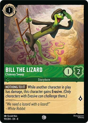 Bill the Lizard - Chimney Sweep - Cold Foil (Reign of Jafar)(8-090/204)(C)