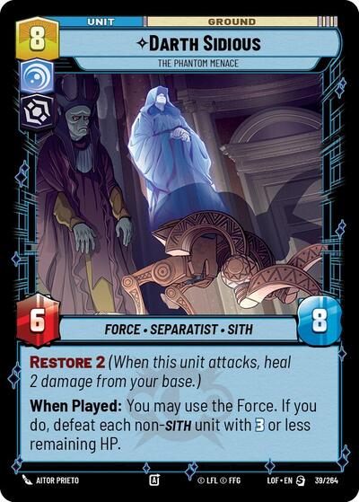 Darth Sidious, The Phantom Menace (Legends of the Force)(LFL-039/264)(S)