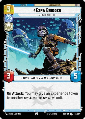 Ezra Bridger, Attuned With Life (Legends of the Force)(LFL-046/264)(U)