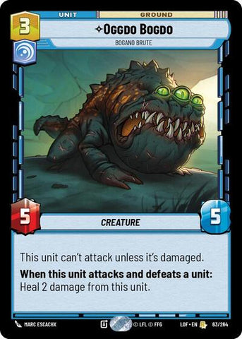 Oggdo Bogdo, Bogano Brute (Legends of the Force)(LFL-063/264)(R)